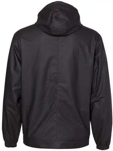 Weatherproof 193910 Vintage Hooded Rain Jacket Black