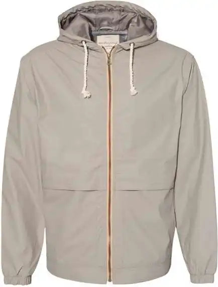 Weatherproof 193910 Vintage Hooded Rain Jacket - Khaki