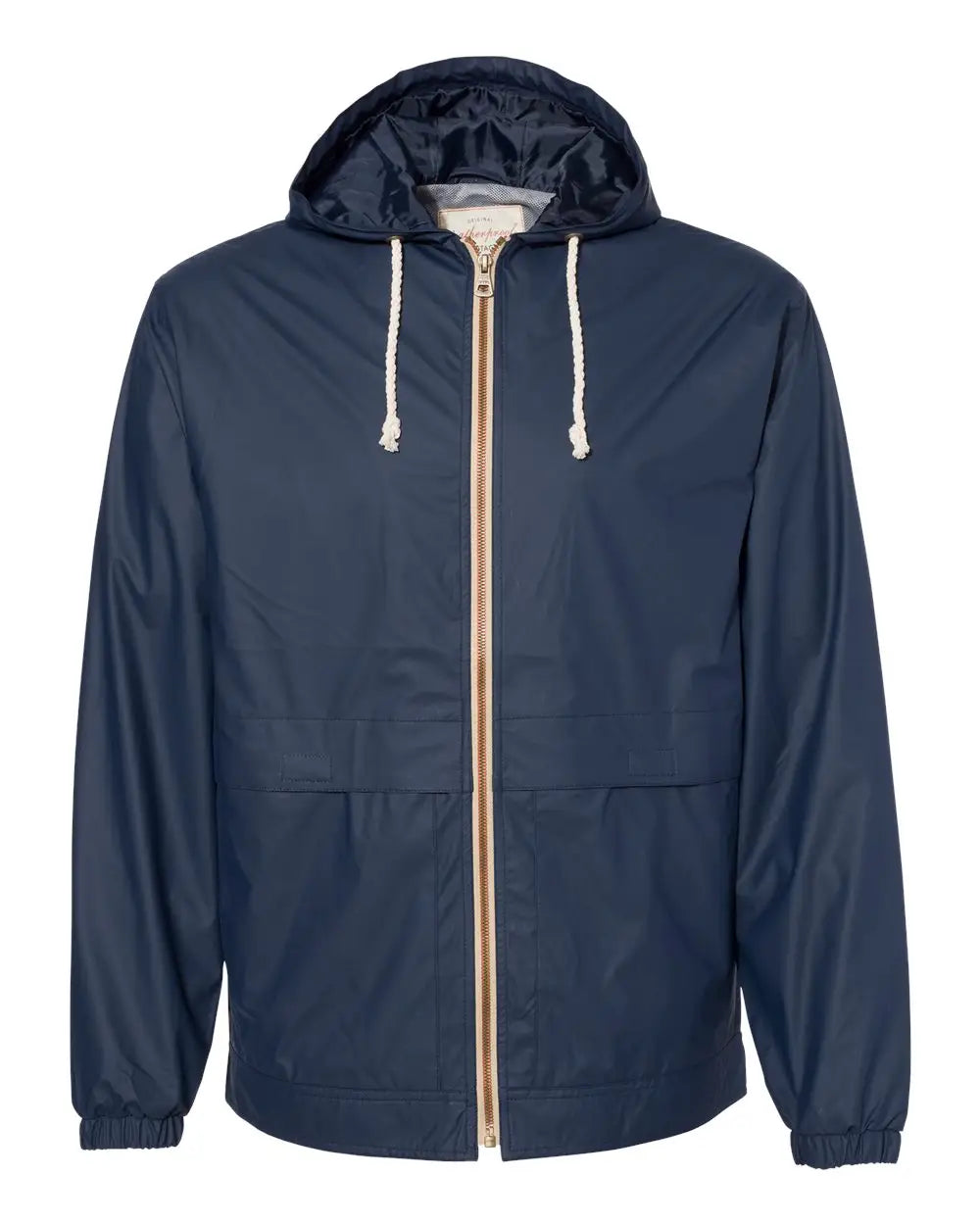 Weatherproof 193910 Vintage Hooded Rain Jacket - Navy - Adult Xs