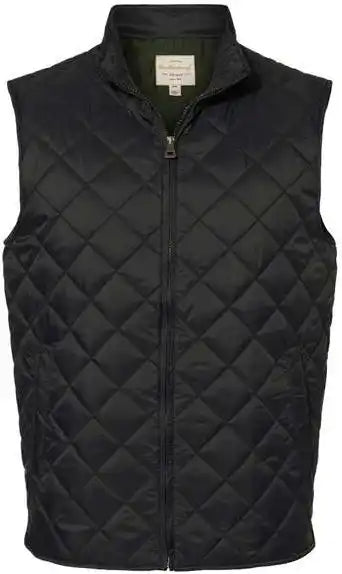Weatherproof 207359 Vintage Diamond Quilted Vest Black