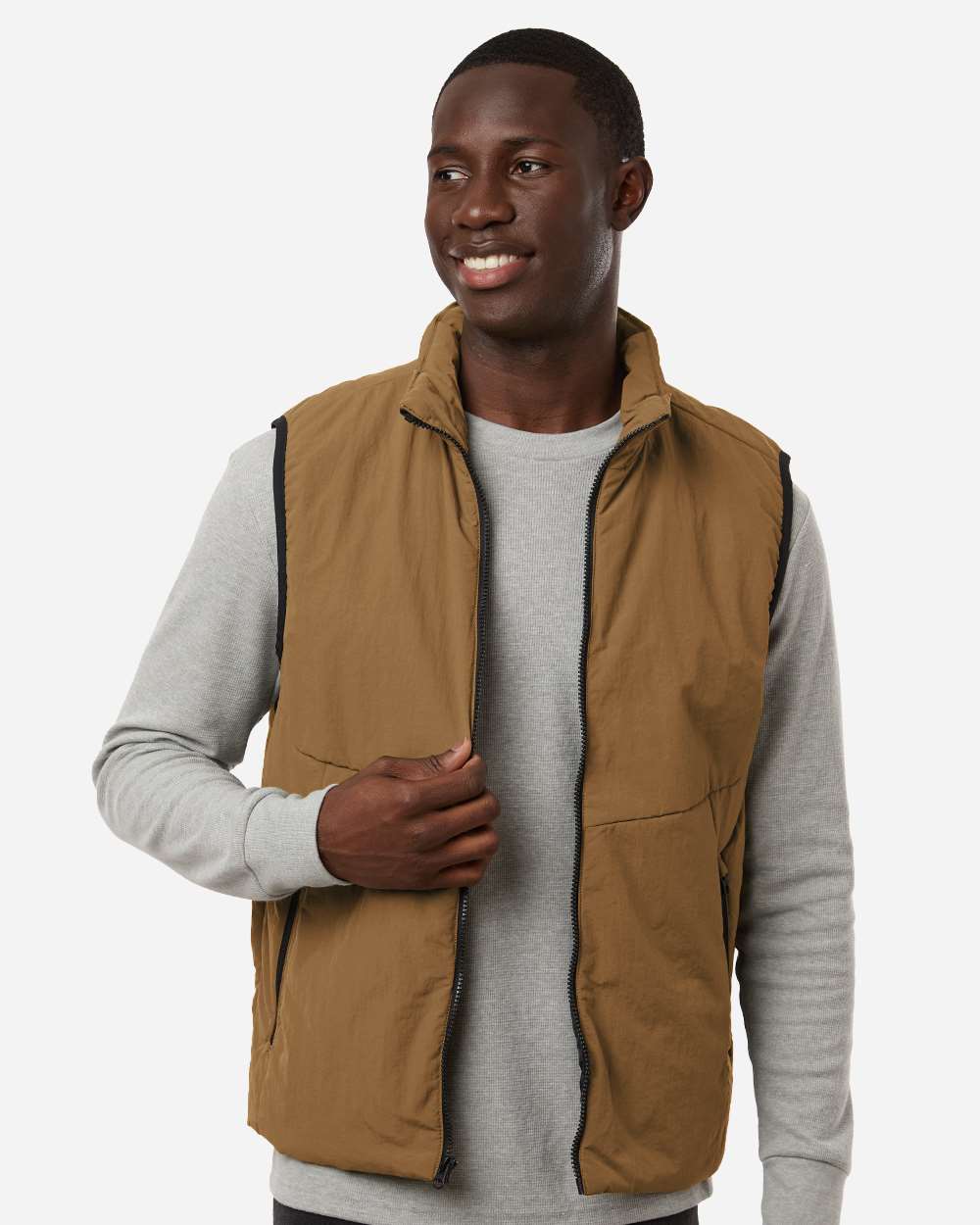 Weatherproof 26714 Men’s Commuter Tech Vest - Teddy Brown