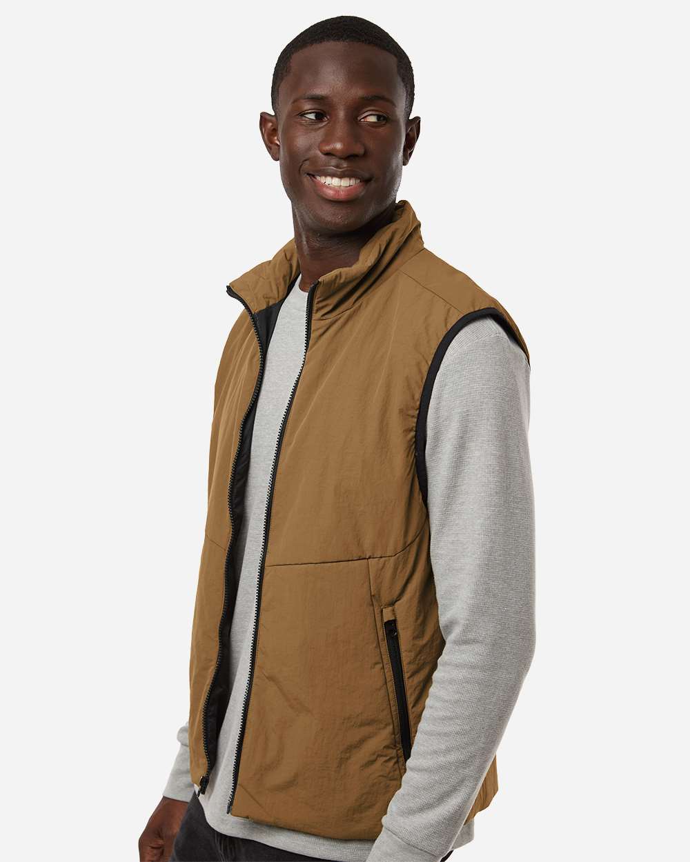 Weatherproof 26714 Men’s Commuter Tech Vest - Teddy Brown