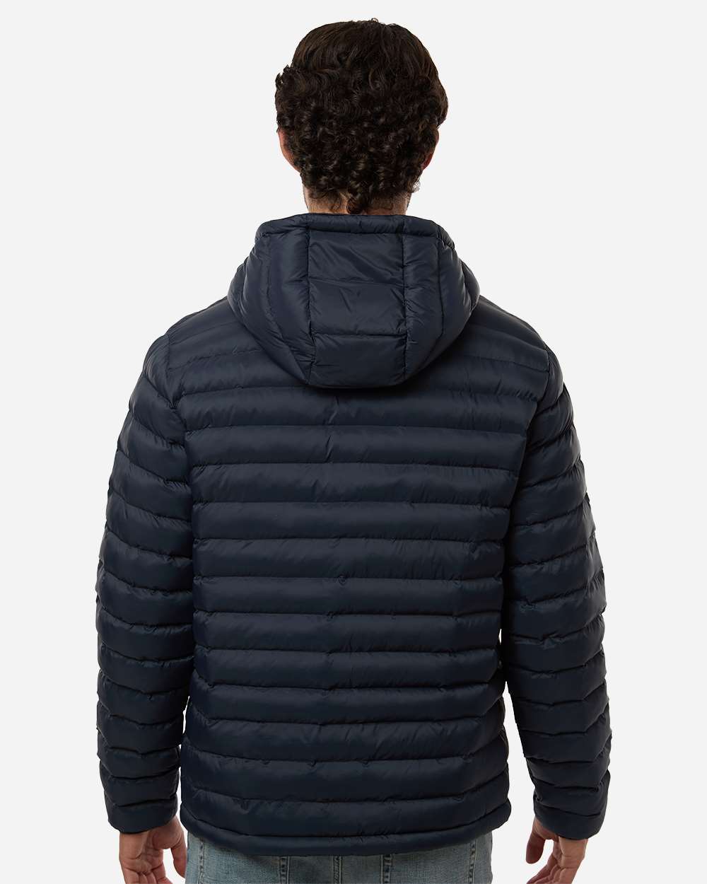 Weatherproof 26715 Men’s Lightweight Poly-filled Hooded Puffer Jacket - Stormy Night