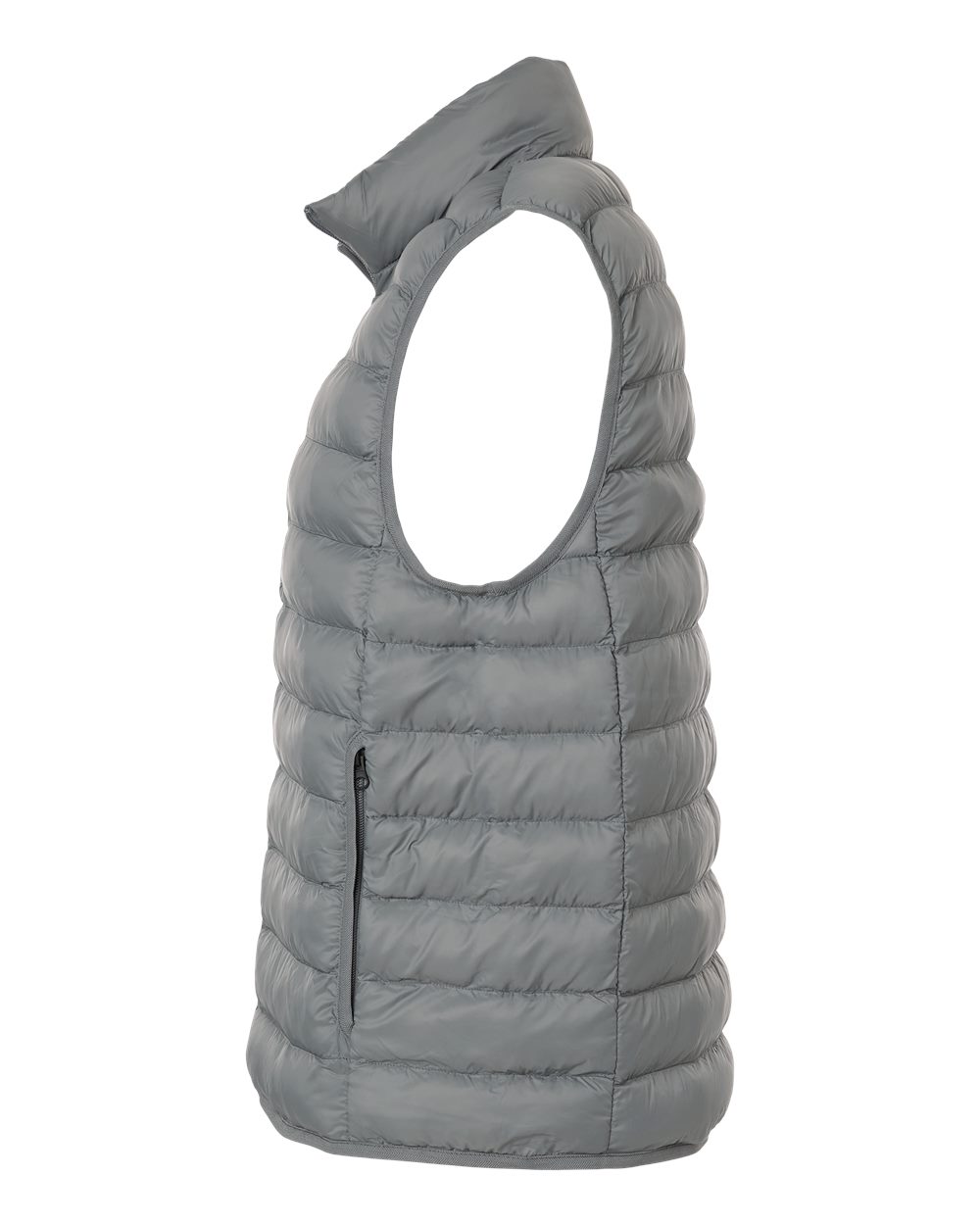 Weatherproof 26717 Men’s Lightweight Poly-filled Packable Vest - Chelsea Grey