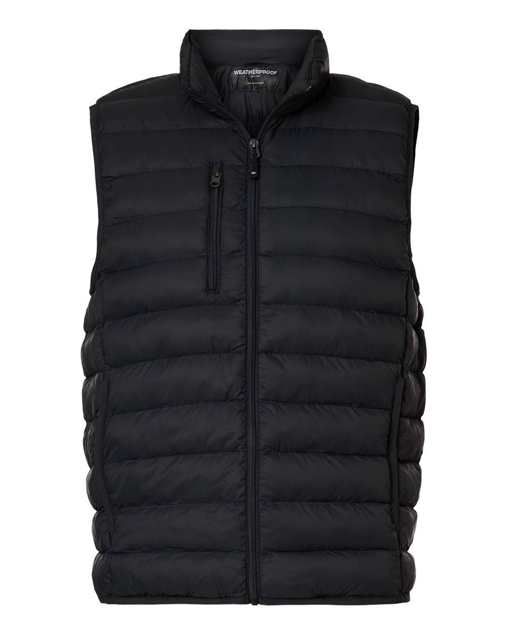 Weatherproof 26717 Men’s Lightweight Poly-filled Packable Vest - Black