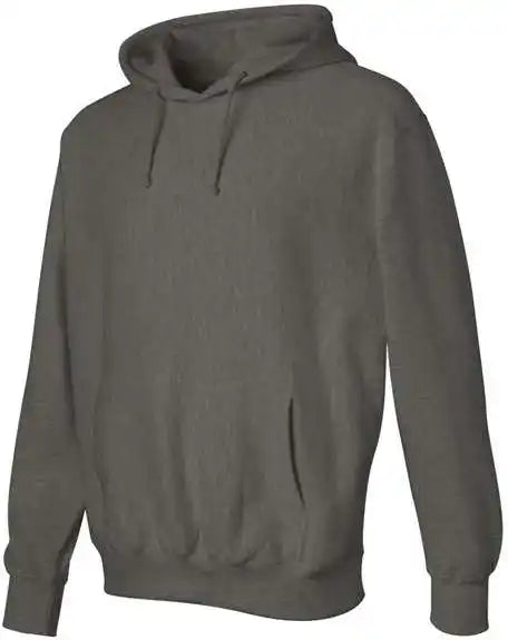 Weatherproof 7700 Cross Weave Hooded Sweatshirt Charcoal