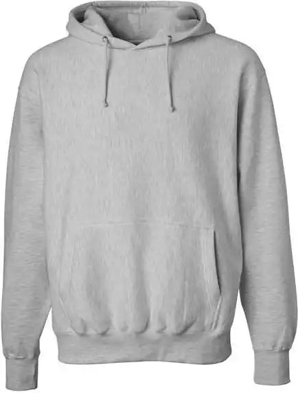 Weatherproof 7700 Cross Weave Hooded Sweatshirt - Heather Grey