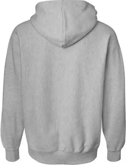 Weatherproof 7700 Cross Weave Hooded Sweatshirt - Heather Grey