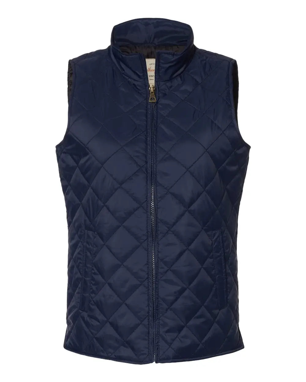 Weatherproof W207359 Women’s Vintage Diamond Quilted Vest - Navy - Ladies s