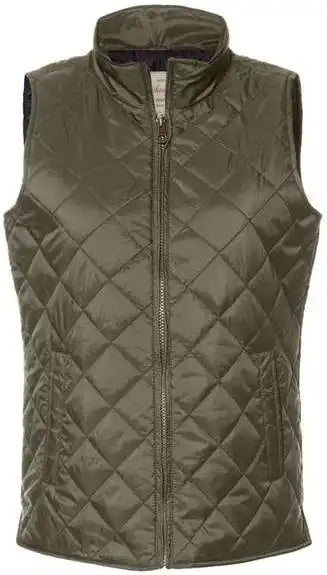Weatherproof W207359 Women’s Vintage Diamond Quilted Vest - Rosin