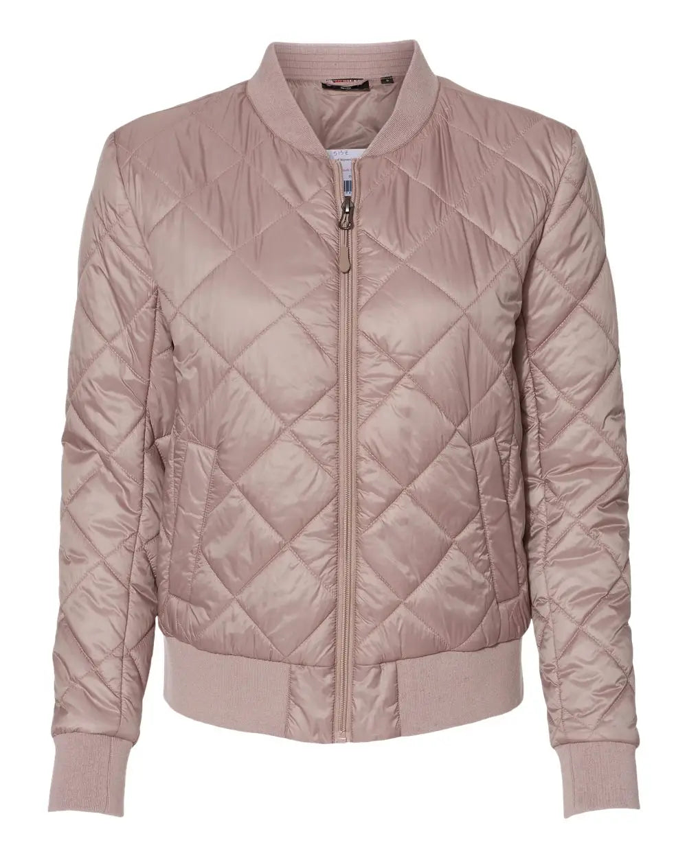 Weatherproof W21752 Women’s Heatlast Quilted Packable Bomber - Blush - Ladies s