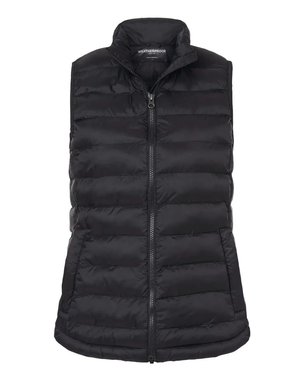 Weatherproof W26717 Women’s Lightweight Poly-filled Packable Vest - Black / Ladies s