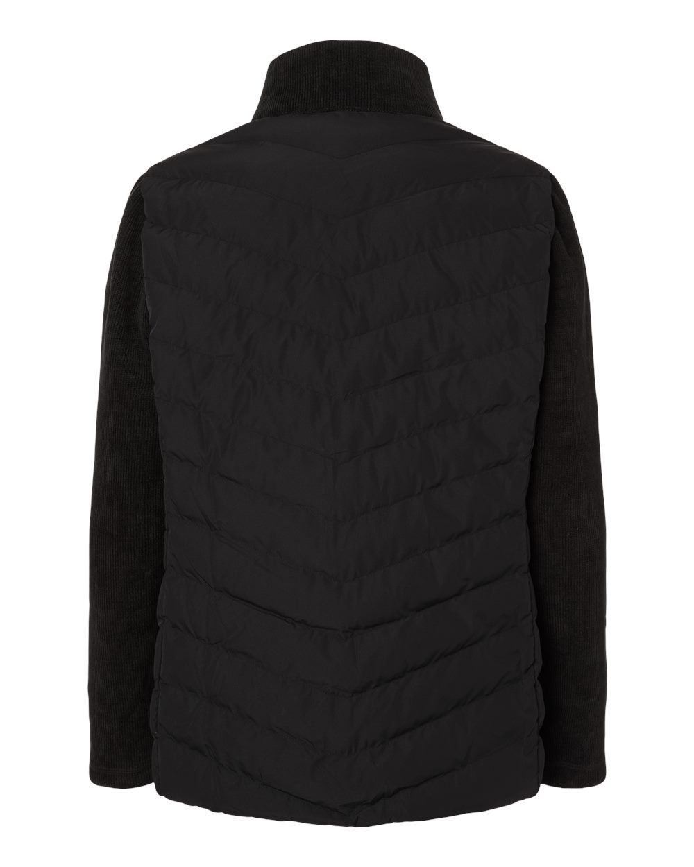 Weatherproof W26719 Women’s Mixed Media Chevron Jacket - Black