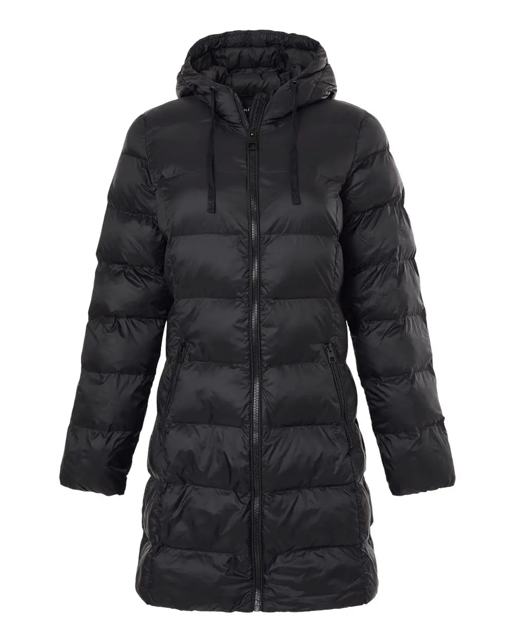 Weatherproof W26720 Women’s Poly-filled 3/4 Length Coat - Black - Ladies s