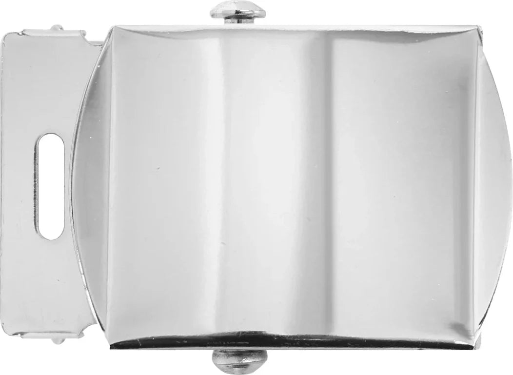 Web Belt Buckles - Chrome