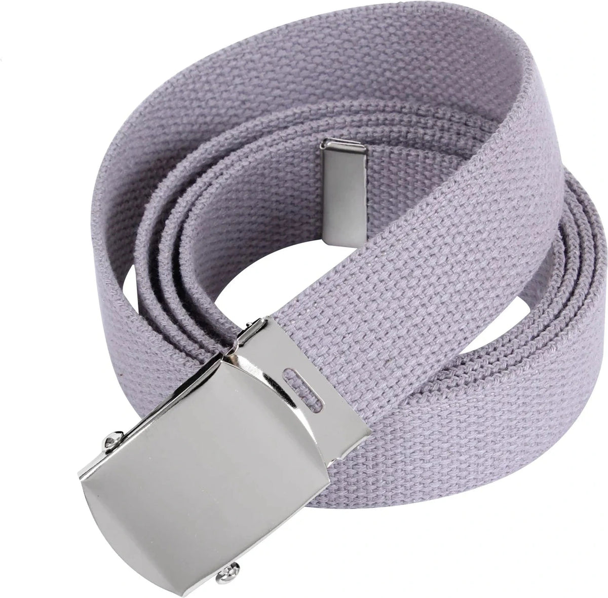 Web Belts - 54 Inches Long - Chrome / Grey