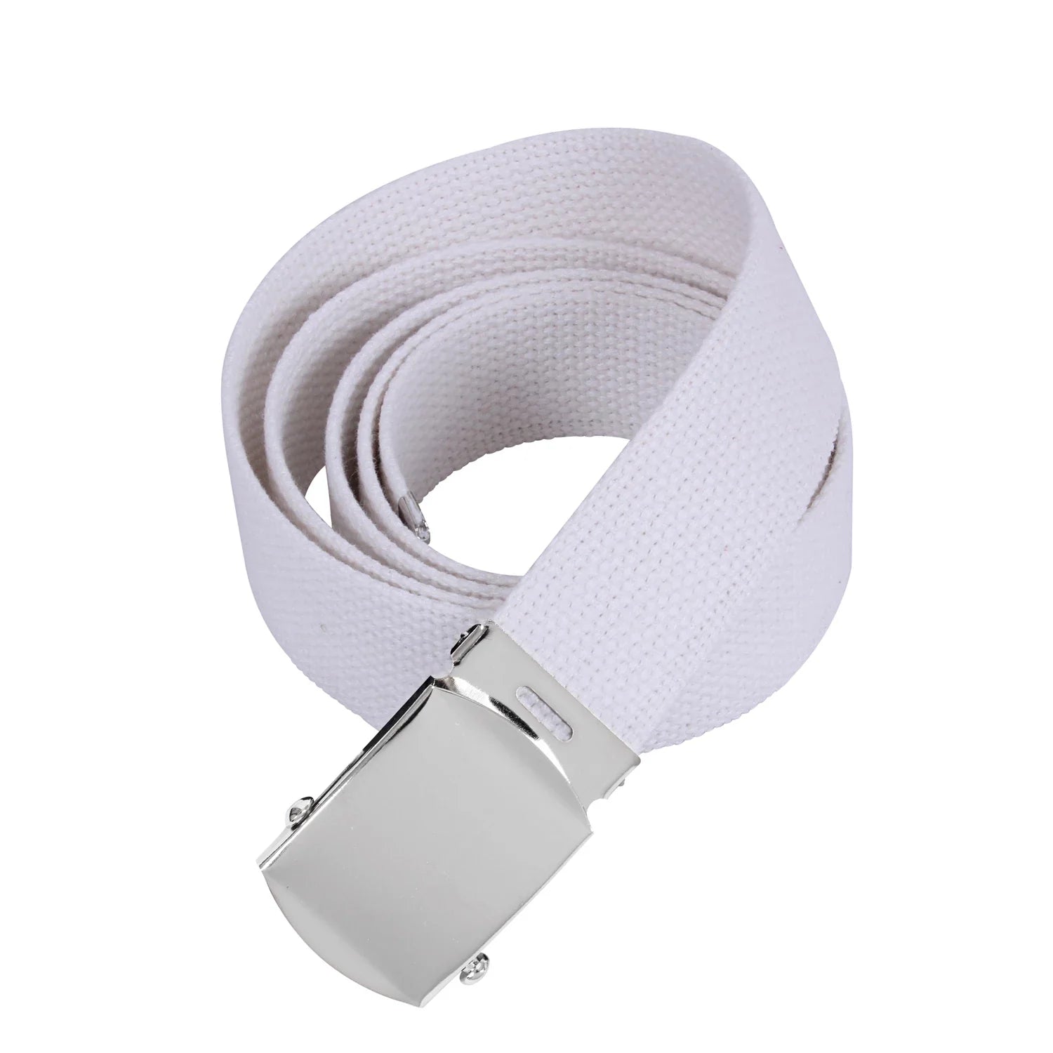 Web Belts - 54 Inches Long - Chrome / Black