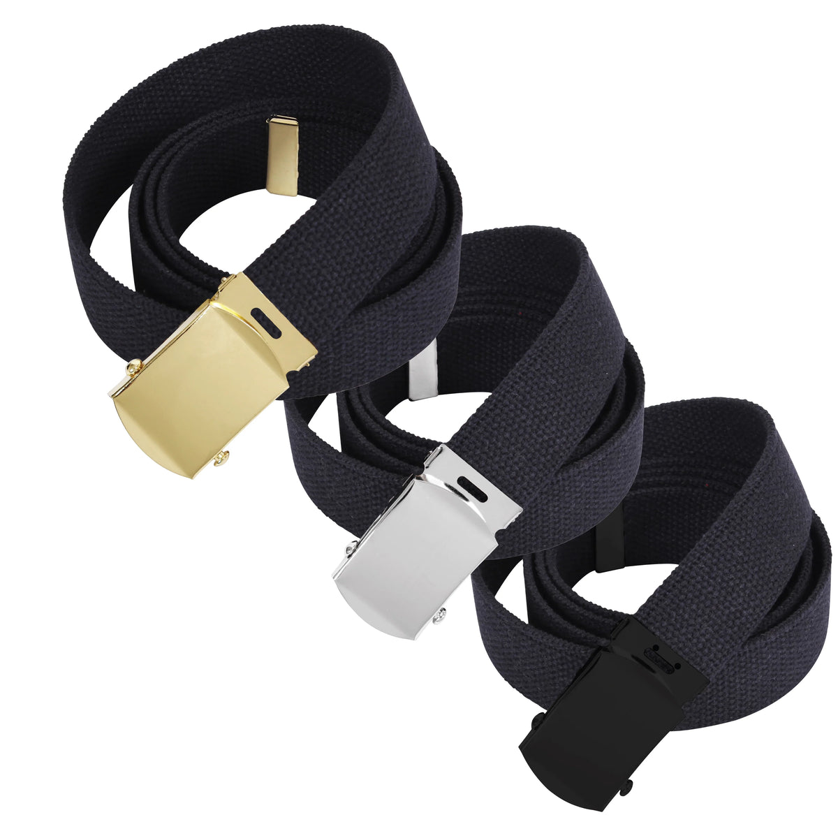 Web Belts in 3 Pack