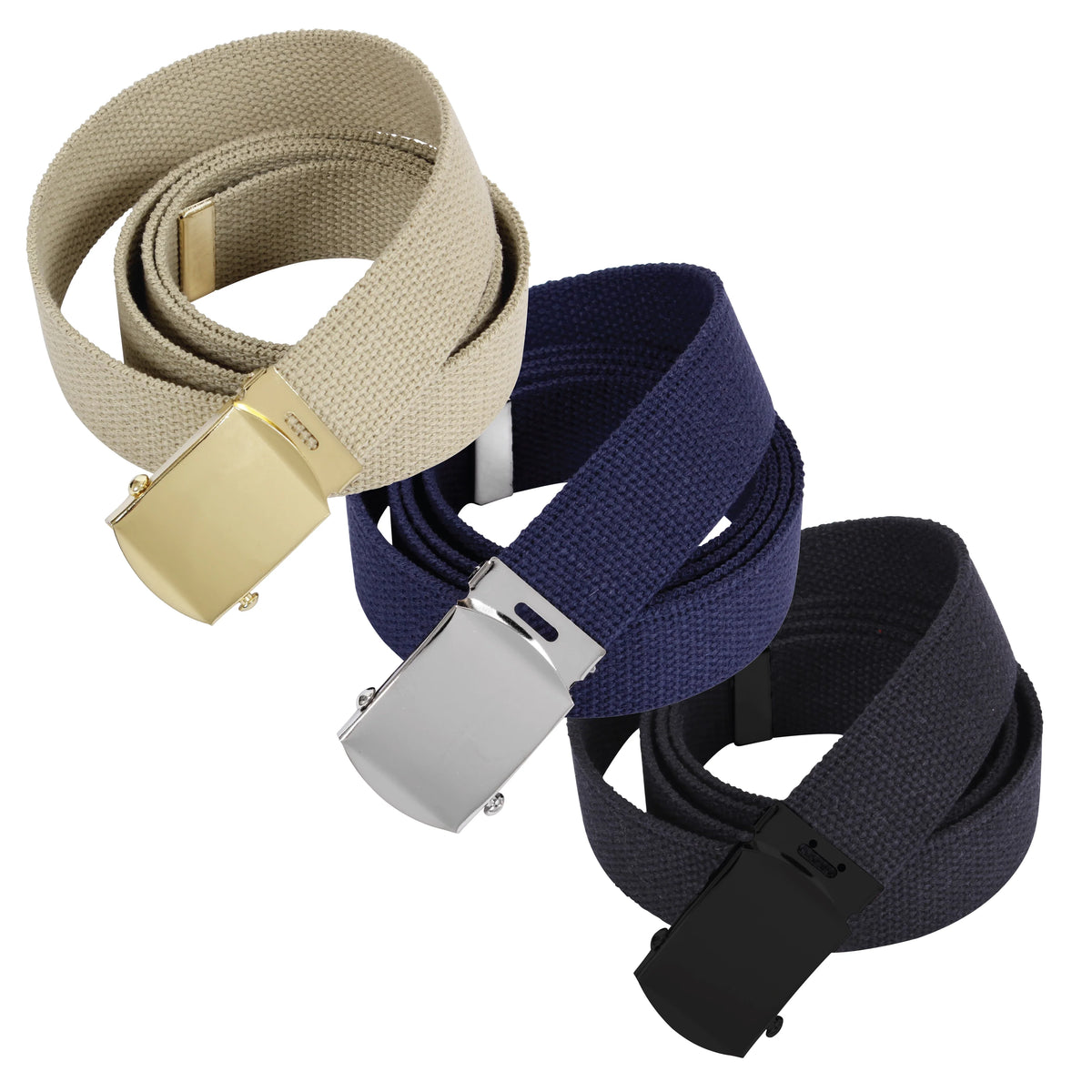 Web Belts in 3 Pack