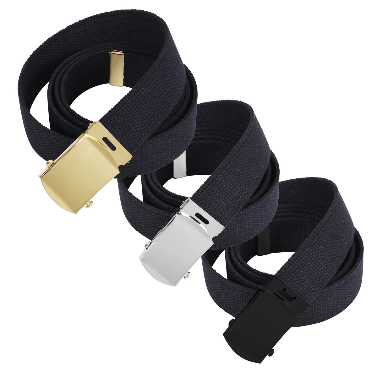 Web Belts in 3 Pack