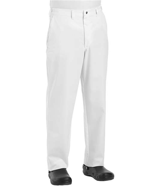 Front View of White - 26I Cook Pants - 2020