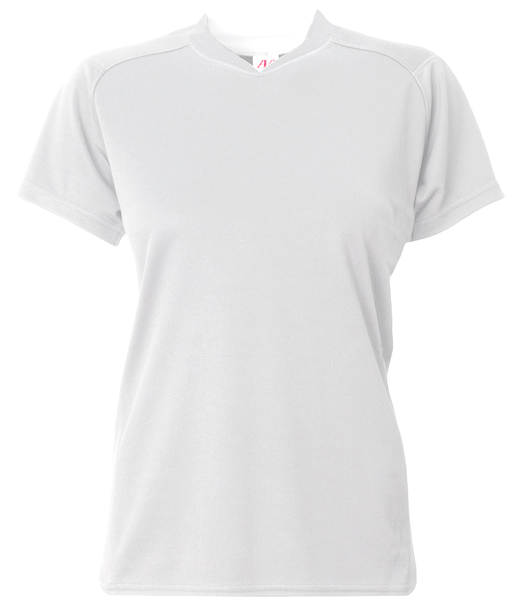 WHITE A4 Girl's Pro DNA Softball Jersey  grouped