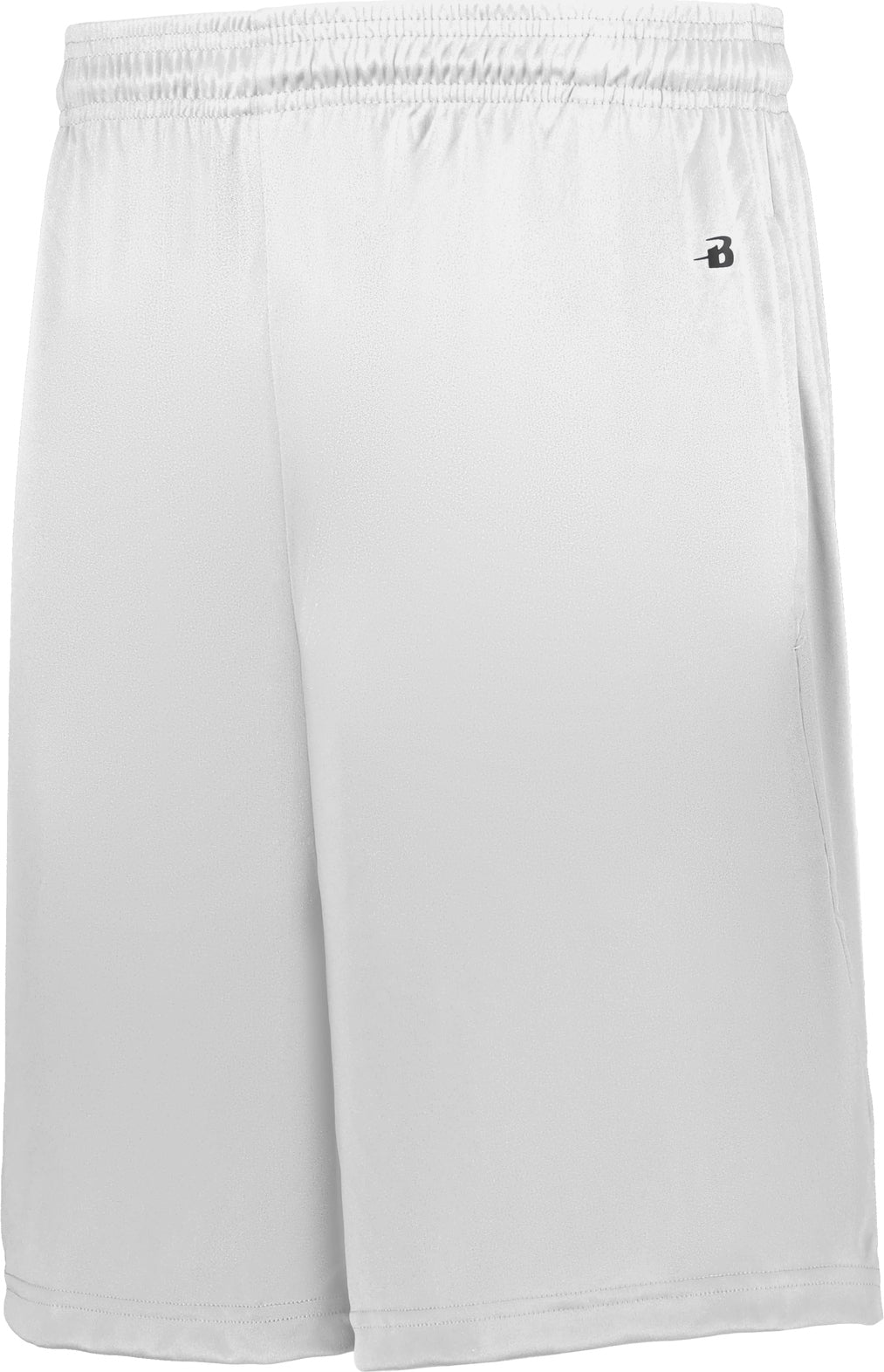 WHITE B-CORE POCKETED SHORT