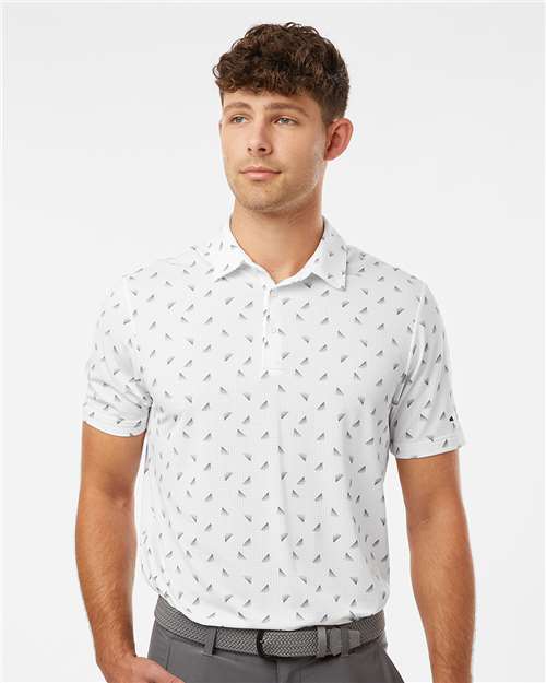White/ Black Ultimate Mesh Polo - A2012