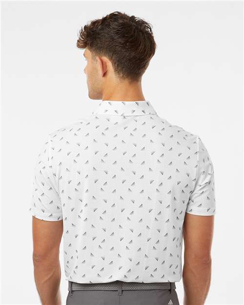 White/ Black Ultimate Mesh Polo - A2012