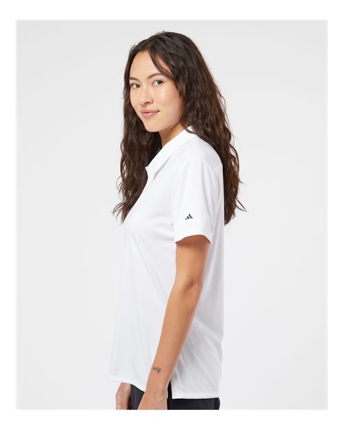 White/ Black Women&#39;s 3-Stripes Shoulder Polo - A325