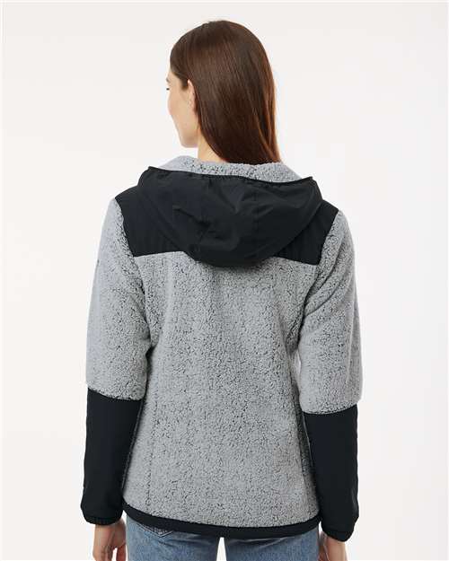 White/ Black Women&#39;s Arctic Crest™ Sherpa Full-Zip Jacket - 208903