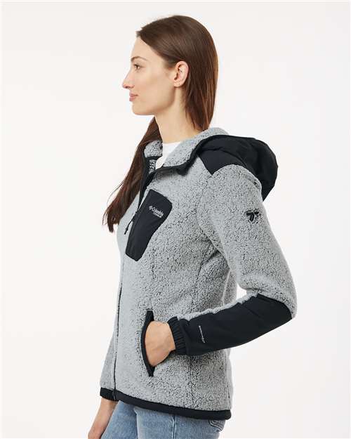White/ Black Women&#39;s Arctic Crest™ Sherpa Full-Zip Jacket - 208903