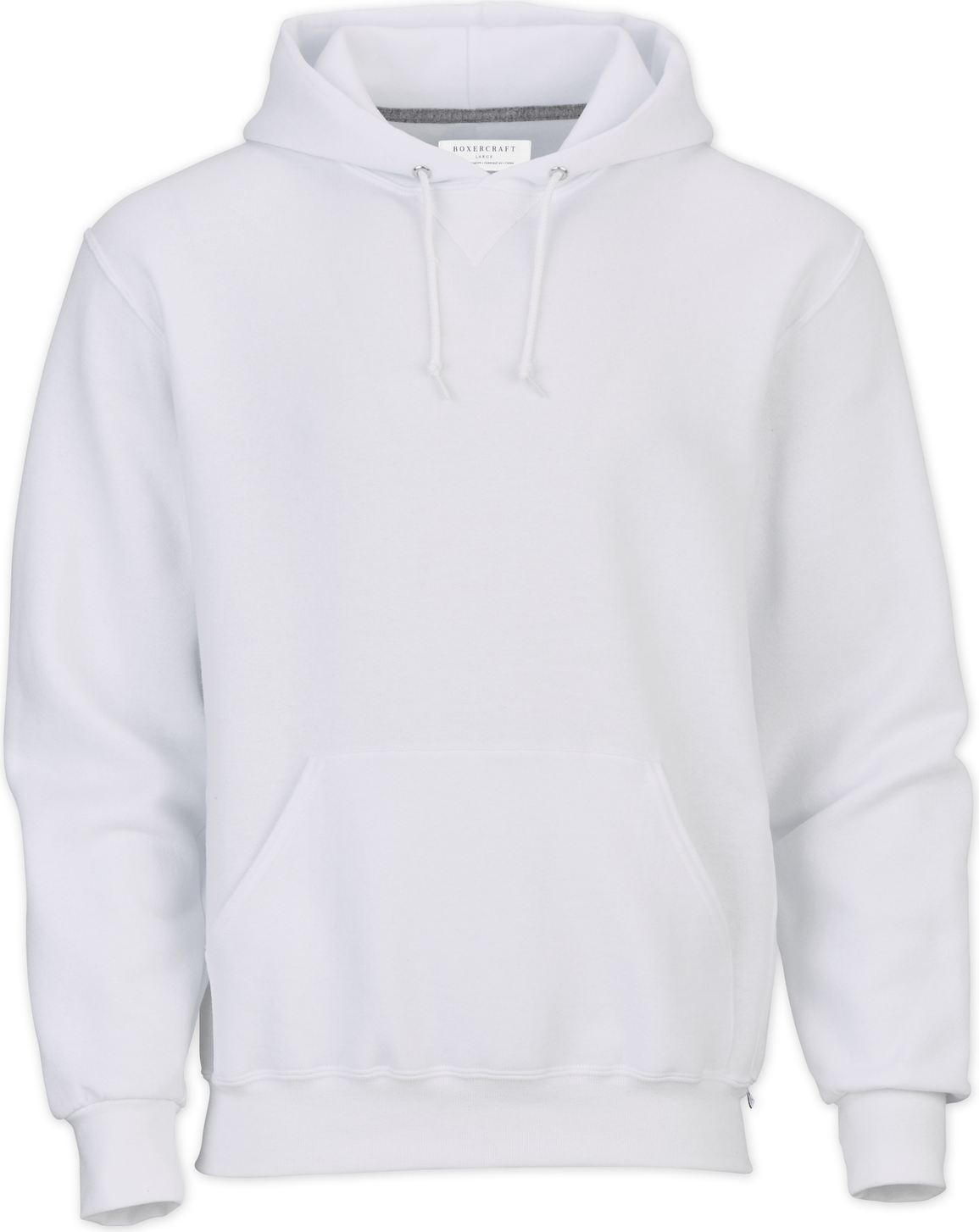 WHITE HEATHER BOXERCRAFT FLEECE HOODIE  grouped