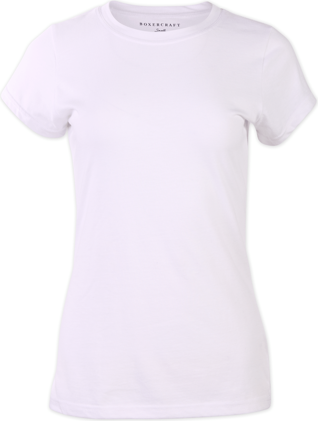 WHITE BOXERCRAFT WOMEN'S  CREWNECK TEE  grouped