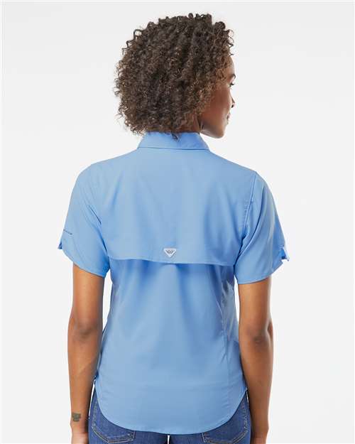 White Cap Blue Women&#39;s PFG Tamiami™ II Short Sleeve Shirt - 127571