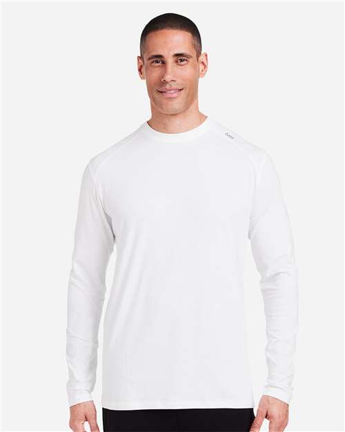White Carrollton Fitness Long Sleeve T-Shirt - TM310