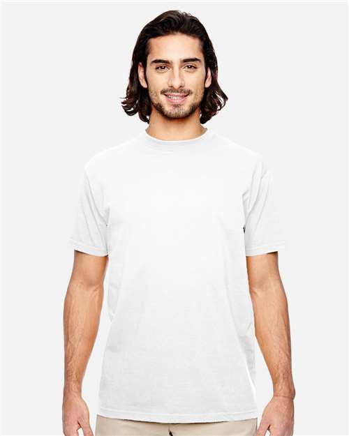 Front View of White Classic T-Shirt - EC1000