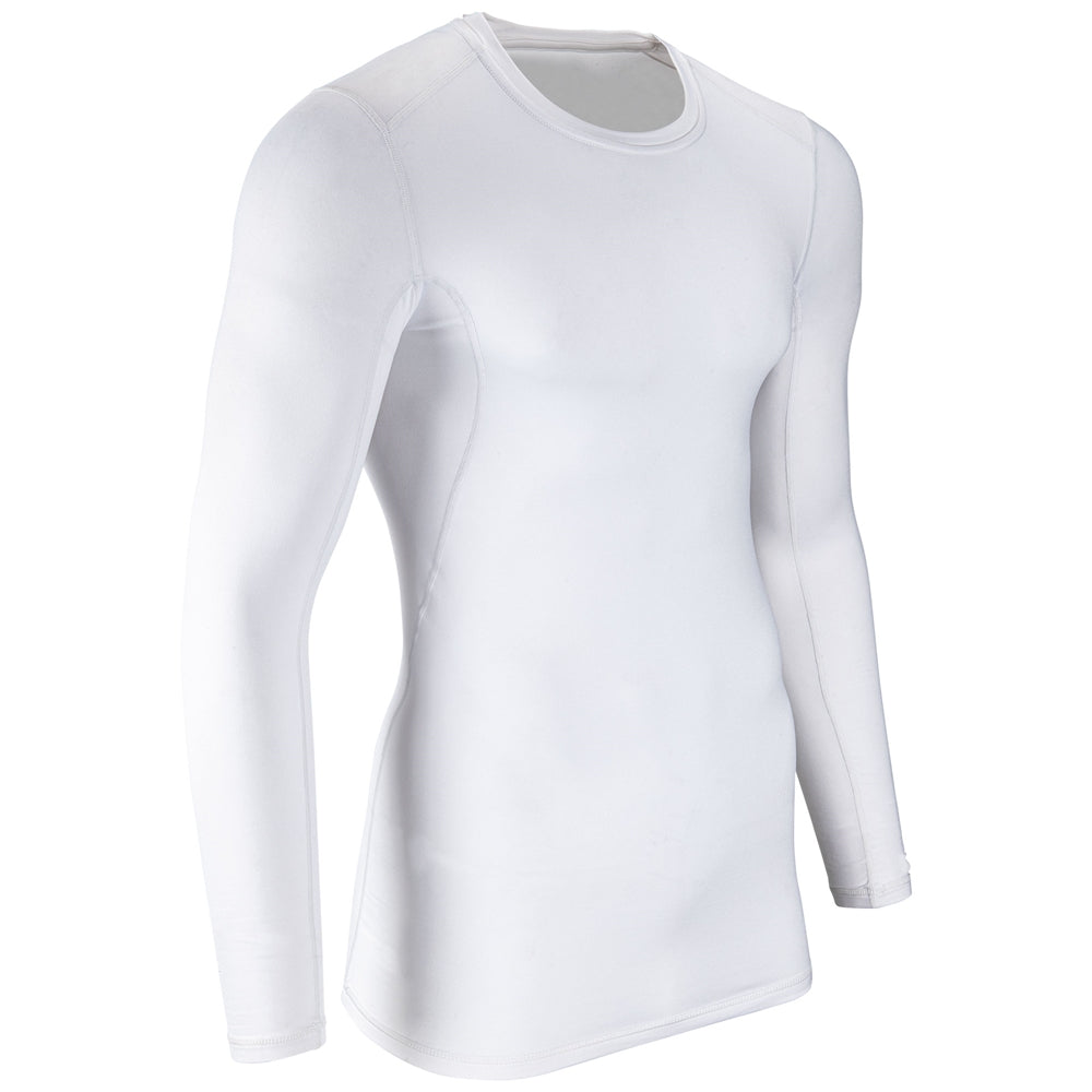 WHITE Cold Weather 2.0 Compression Long Sleeve Shirt