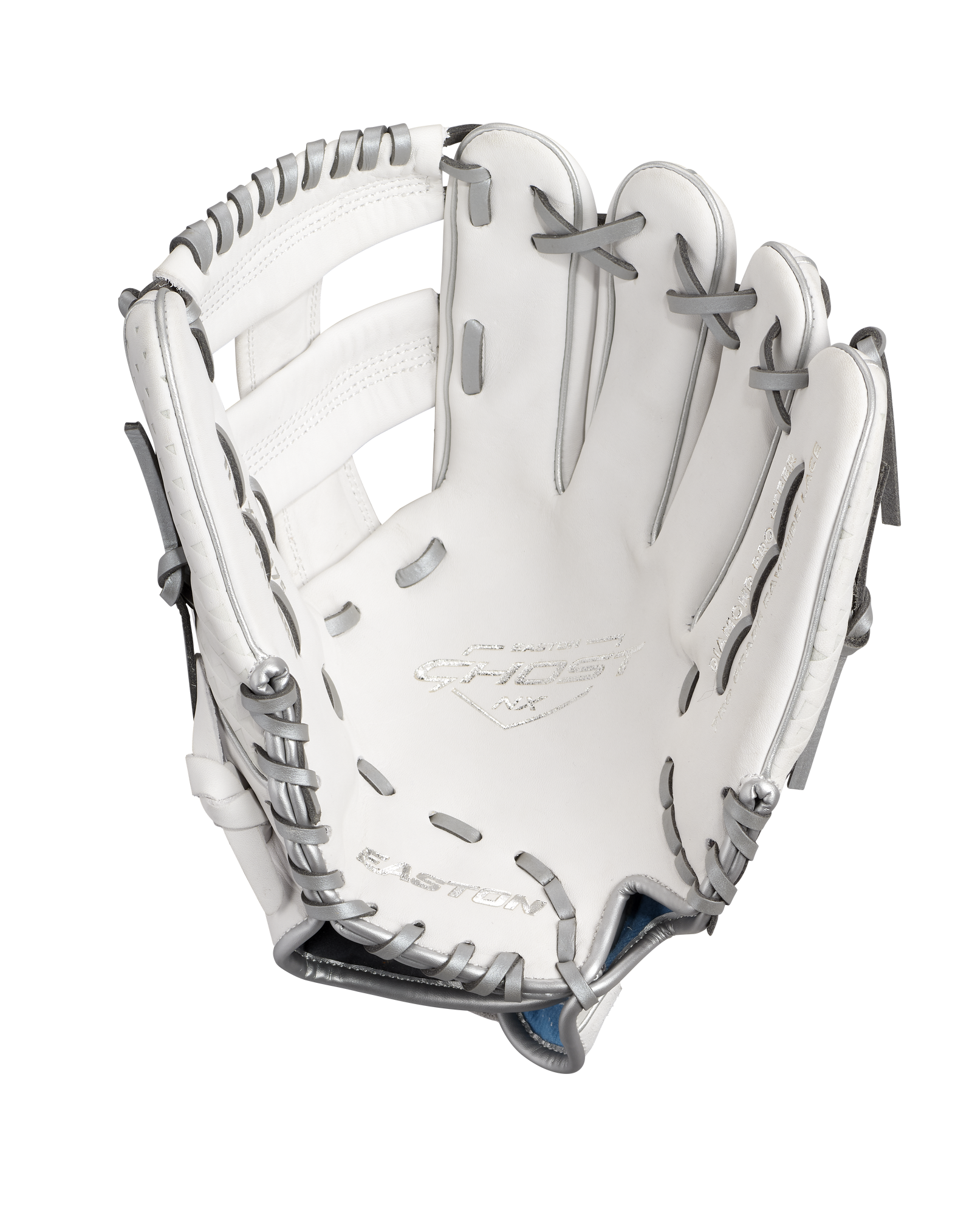 White Easton Ghost NX 12 in Fastpitch  Glove, Infield
