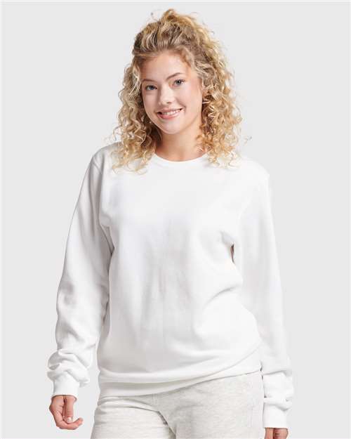 White Eco™ Premium Blend Ring-Spun Crewneck Sweatshirt - 701MR