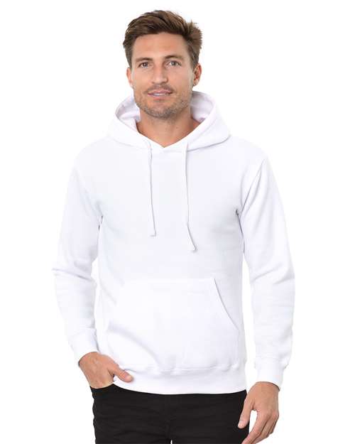 White Epic Fleece Pullover Hooded Sweatshirt - T2000