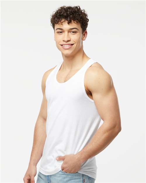 White Fine Jersey Tank Top - S105