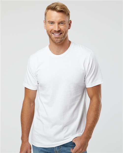 White Fine Jersey Tee - 2001
