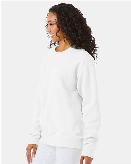 White Garment-Dyed Crewneck Sweatshirt - GDH400