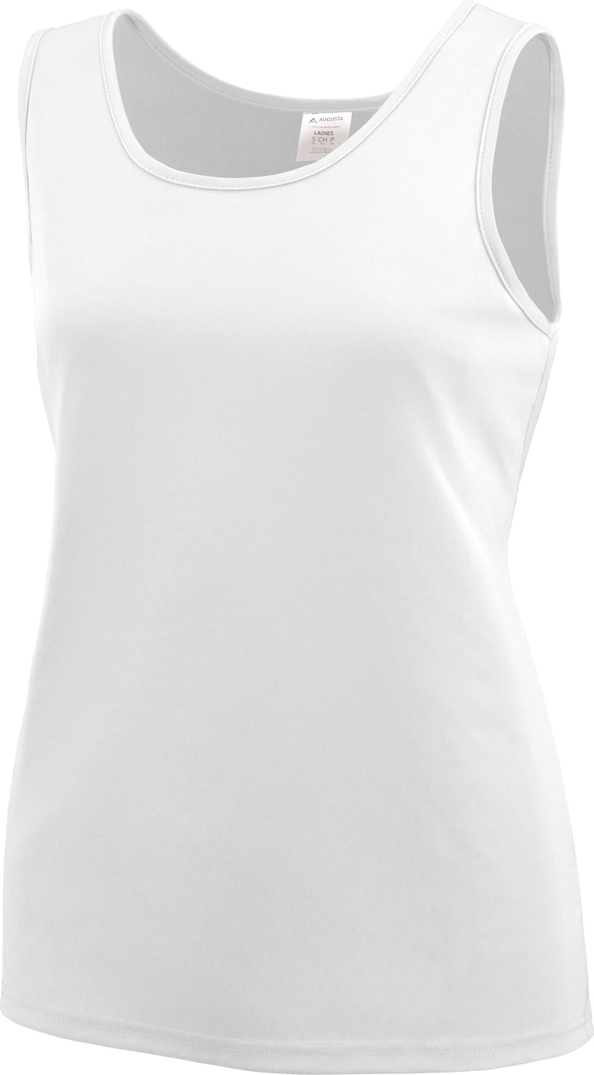 WHITE GIRLS TRAINING TANK