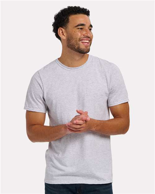 White Heather Basic Crew T-Shirt - BM2103