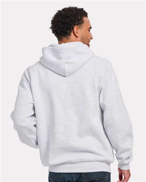White Heather Fleece Hooded Pullover - BM5302