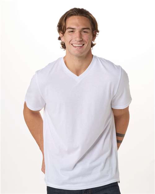 White High V-Neck T-Shirt - BM2204