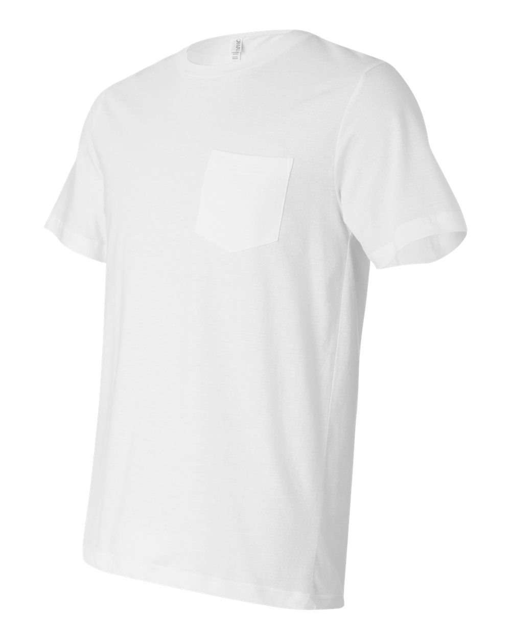 White Jersey Pocket Tee - 3021