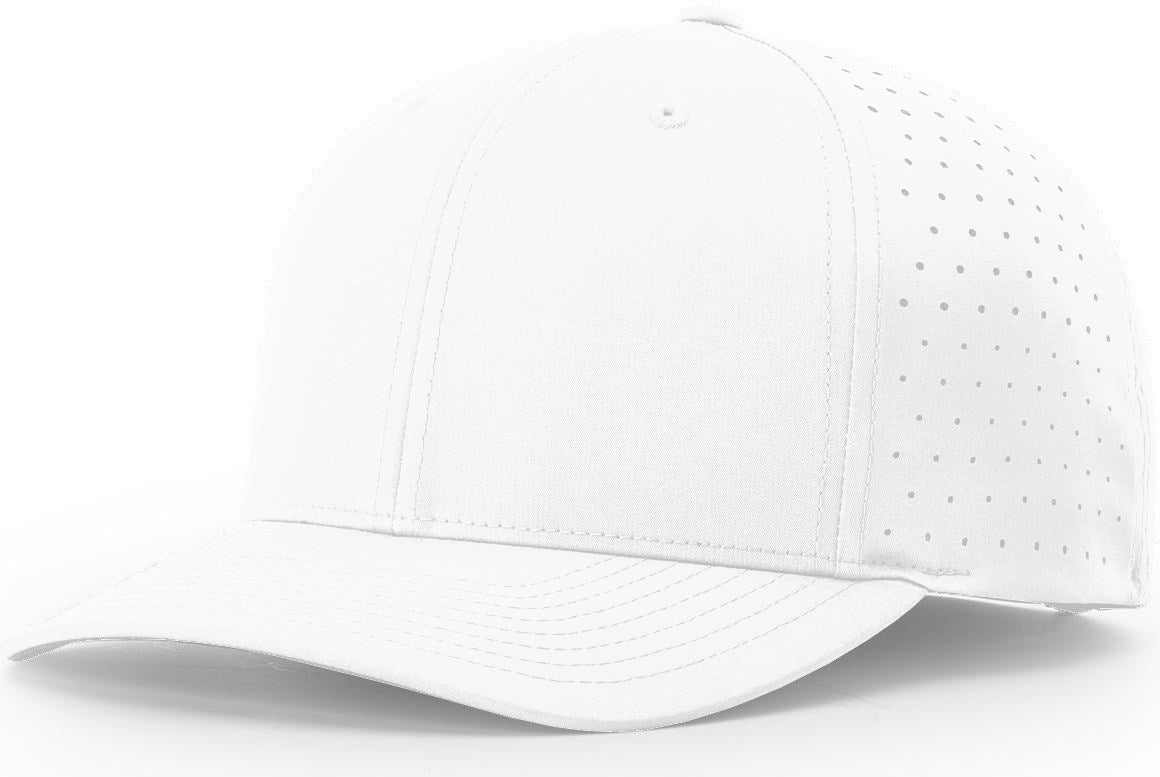 White/Royal Laser Perf R-Flex Snapback  grouped